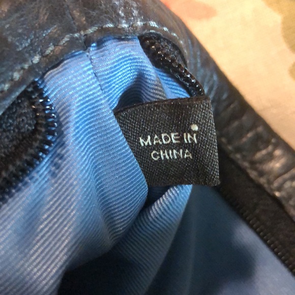 Vintage COACH Pebbled Leather Silver Hardware Zip Pouch Strappy Black classic - Picture 13 of 16